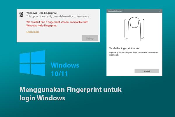 Menggunakan Fingerprint Untuk Login Windows