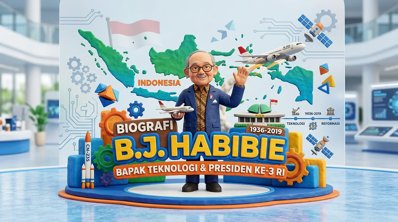 Biografi B.J. Habibie: Bapak Teknologi & Presiden ke-3 RI