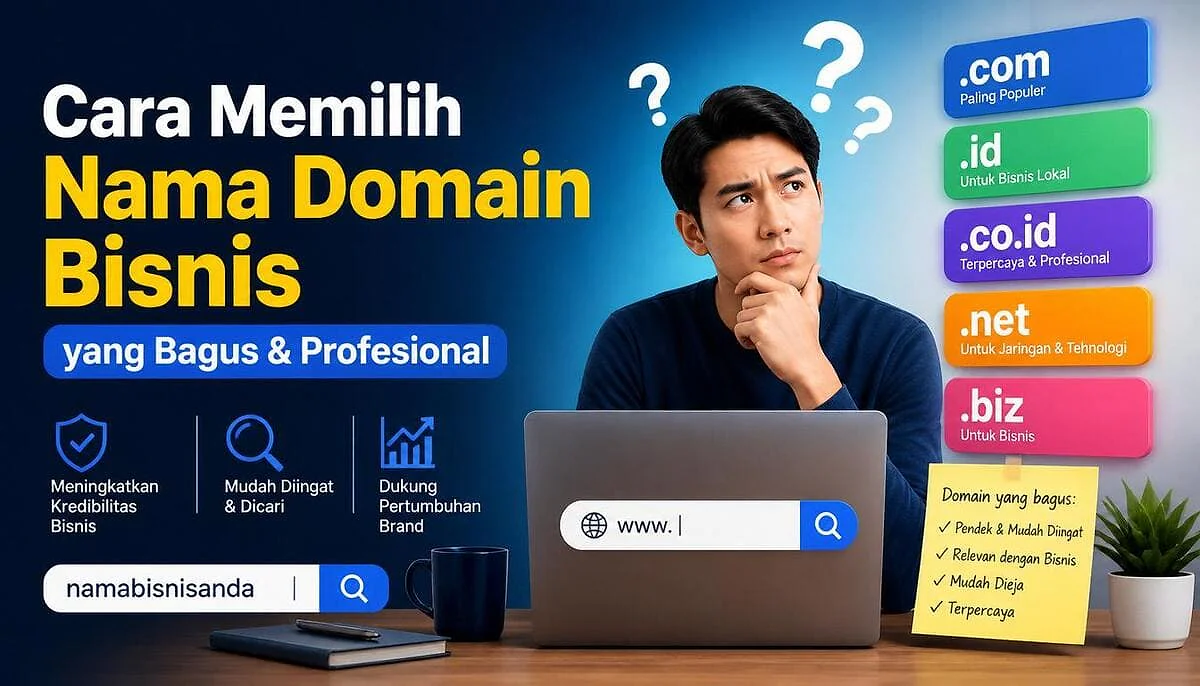Cara Memilih Nama Domain Bisnis yang Bagus & Profesional