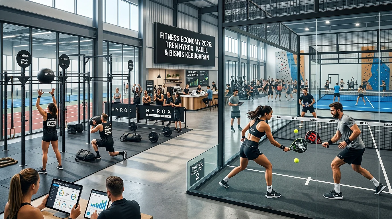 Fitness Economy 2026: Tren HYROX, Padel & Bisnis Kebugaran