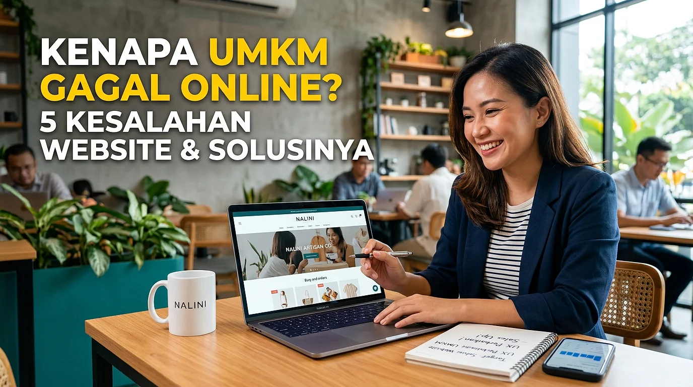 Kenapa UMKM Gagal Online? 5 Kesalahan Website & Solusinya