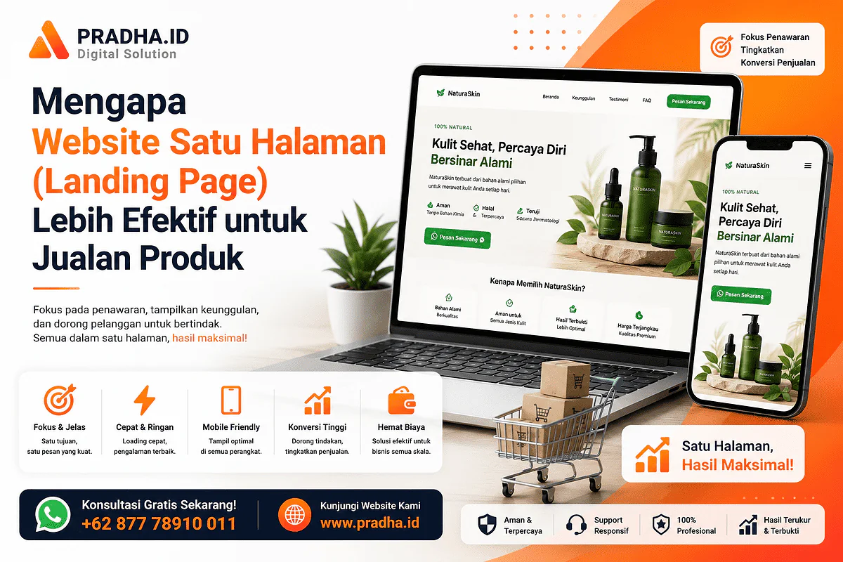 Landing Page vs Website: Mana yang Lebih Cepat Closing?