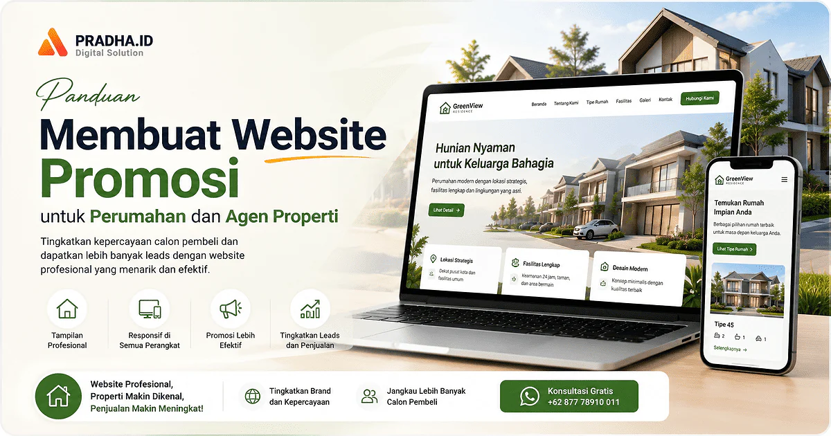 Cara Membuat Website Agen Properti & Landing Page Perumahan