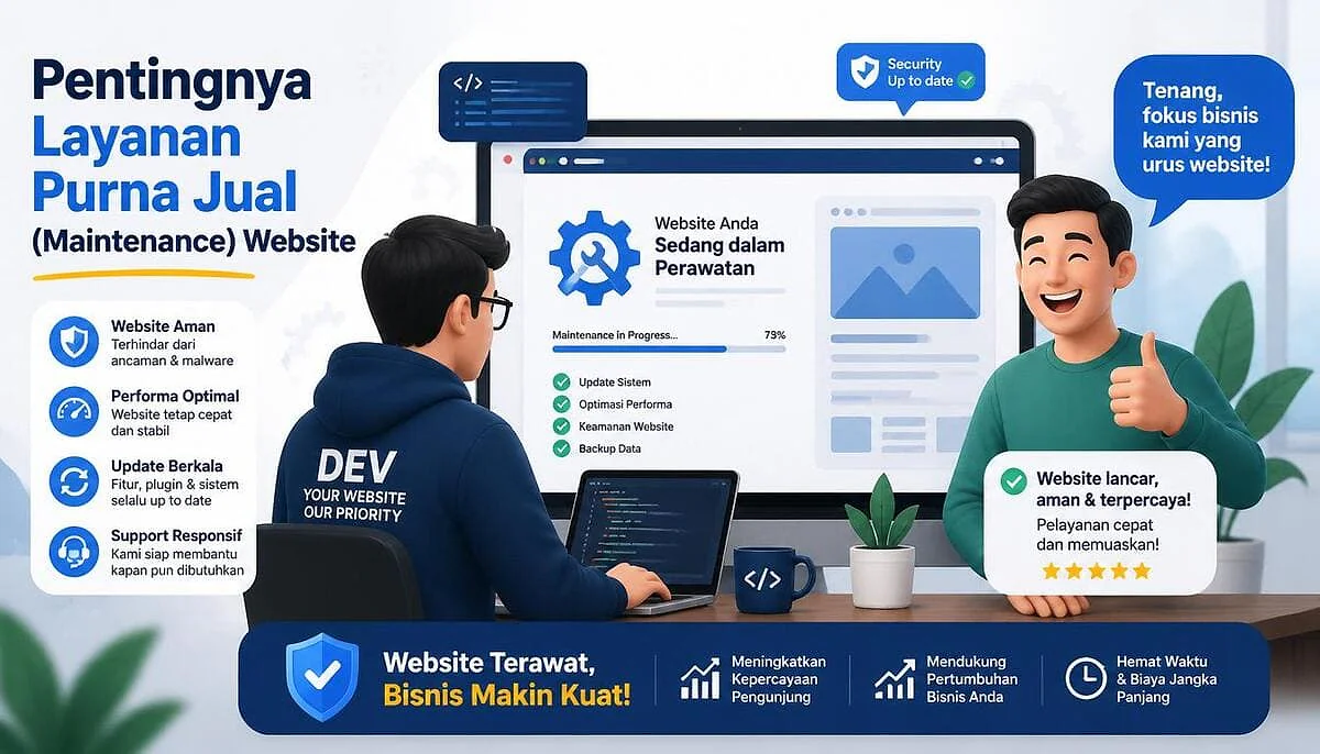 Pentingnya Layanan Purna Jual & Maintenance Website Bisnis