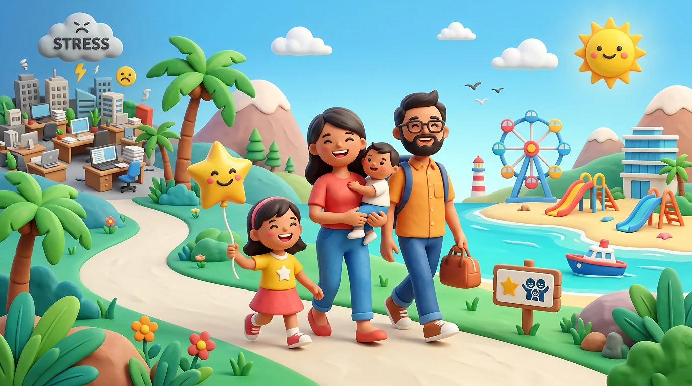 Tips Liburan Keluarga Ramah Anak: Destinasi Anti Stres