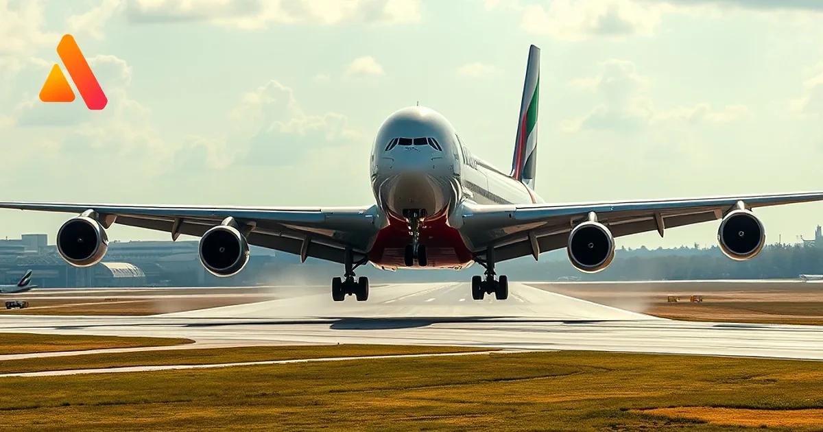 Emirates Airbus A380 Makes Historic First Landing in Jakarta