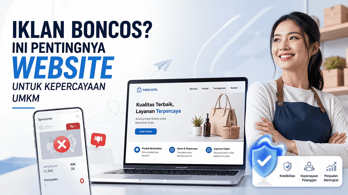 Iklan Boncos? Ini Pentingnya Website untuk Kepercayaan UMKM