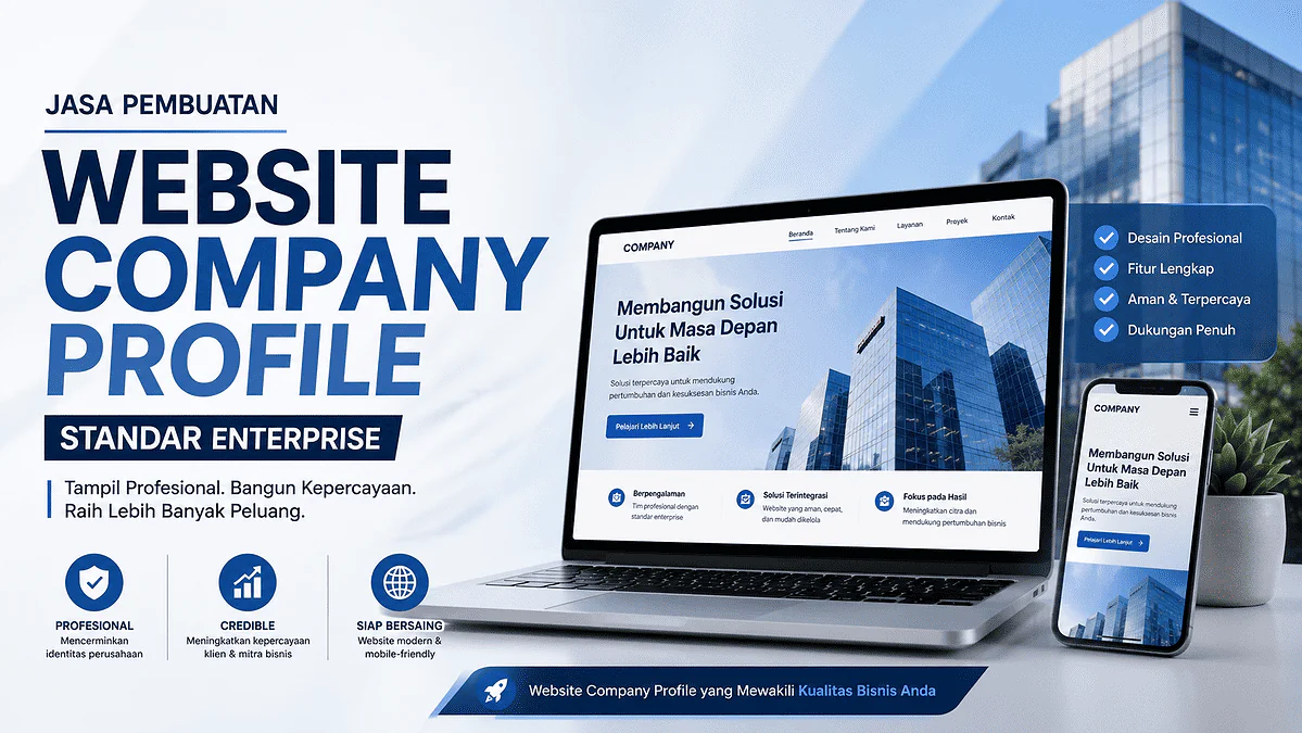 Jasa Pembuatan Website Company Profile Standar Enterprise