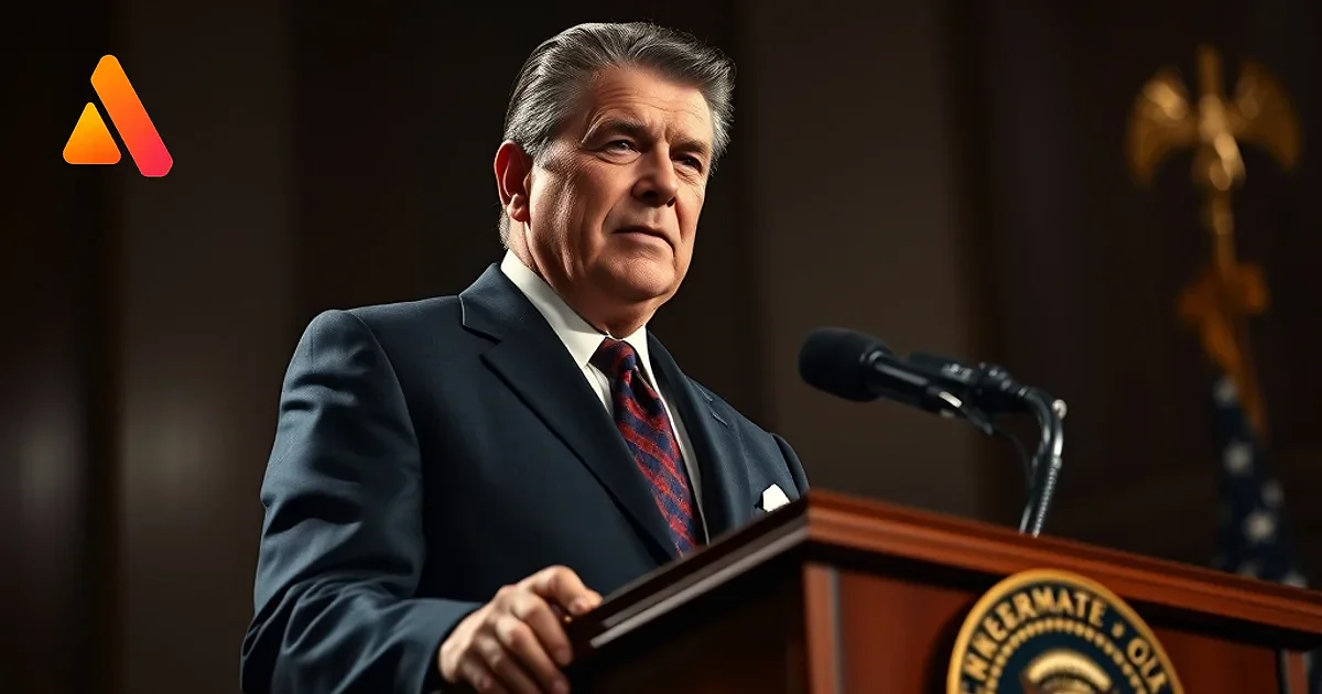 Jeff Daniels as Ronald Reagan in 'The Brink of War' (2026)