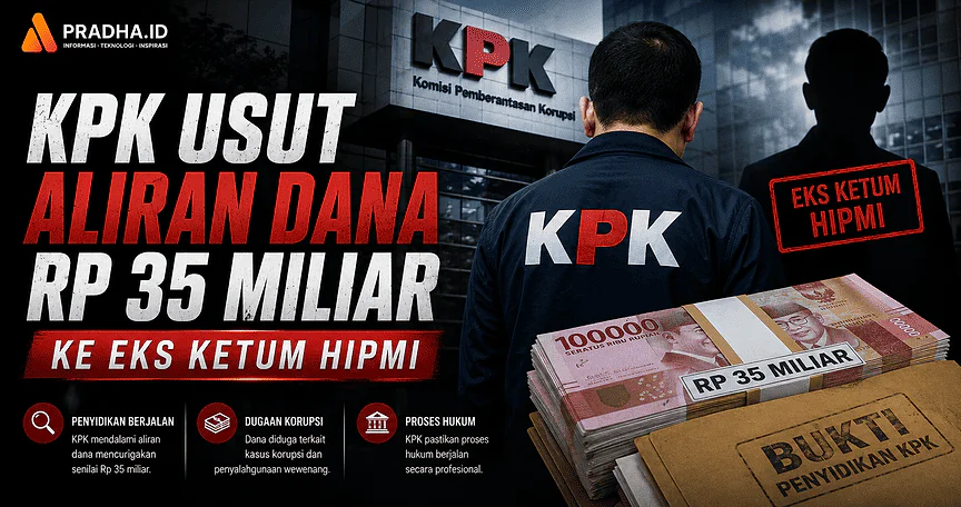 KPK Usut Aliran Dana Rp 3,5 Miliar ke Eks Ketum HIPMI