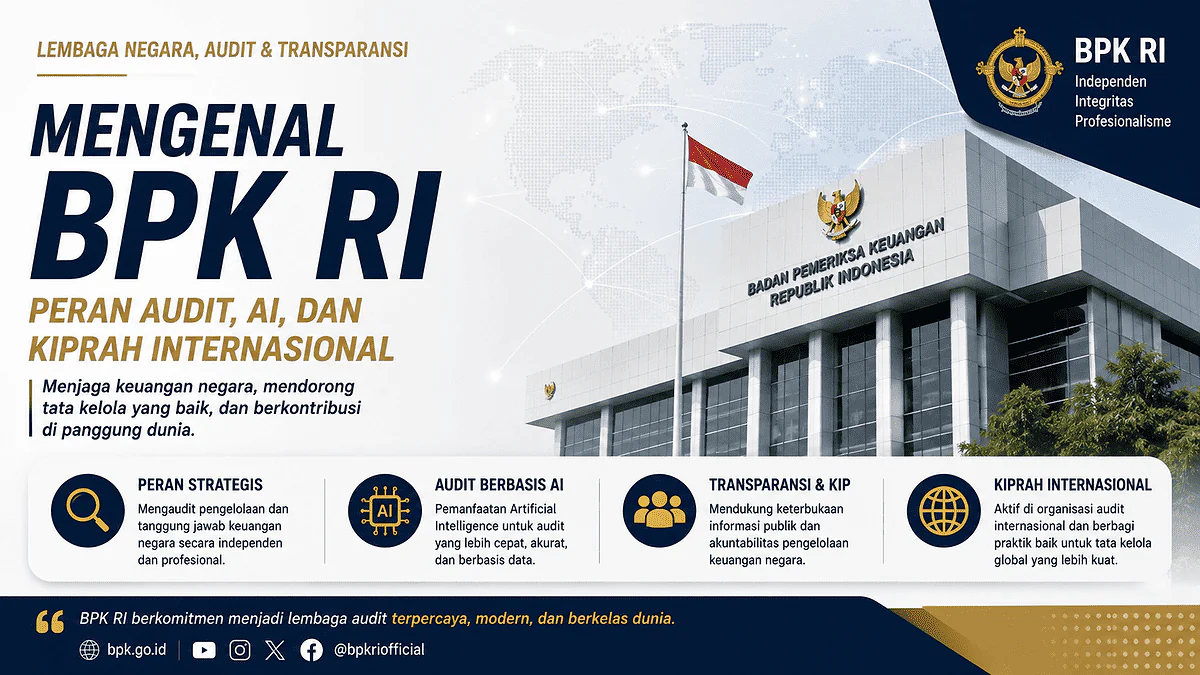 Mengenal BPK RI: Peran, Audit AI, dan Kiprah Internasional