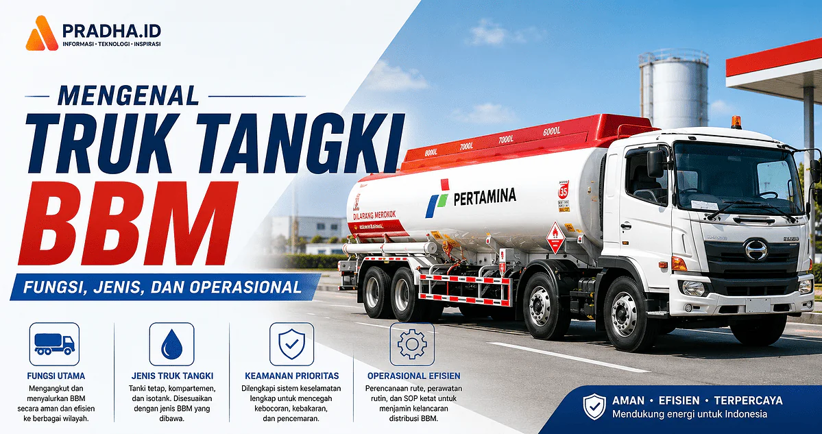 Mengenal Truk Tangki BBM: Fungsi, Jenis, dan Operasional