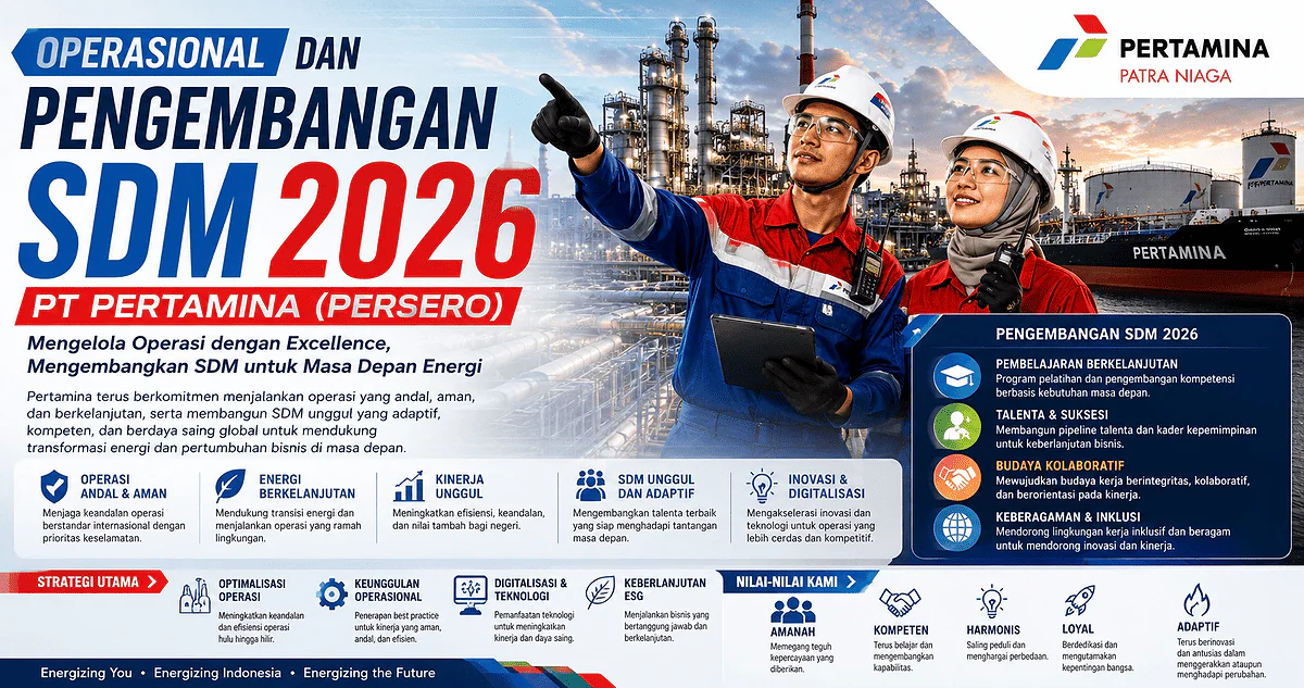 Mengenal Operasional dan Pengembangan SDM di PT Pertamina (Persero)