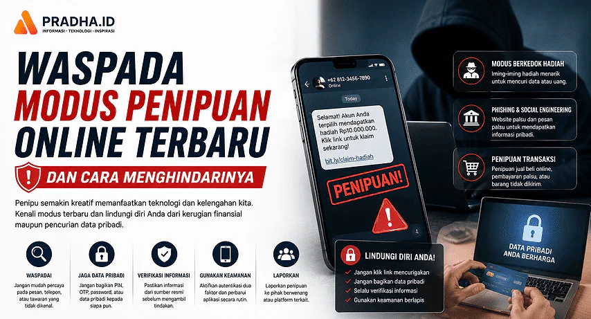 Waspada Modus Penipuan Online yang Kian Canggih di Indonesia