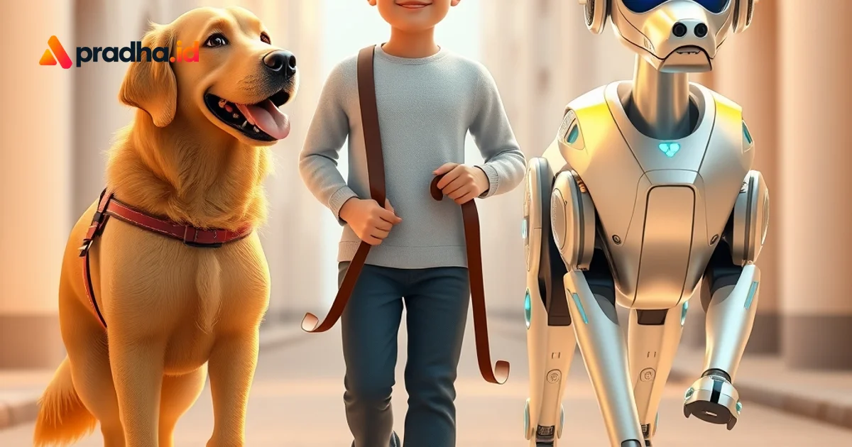 Anjing Pemandu & Teknologi Robotik untuk Disabilitas Netra